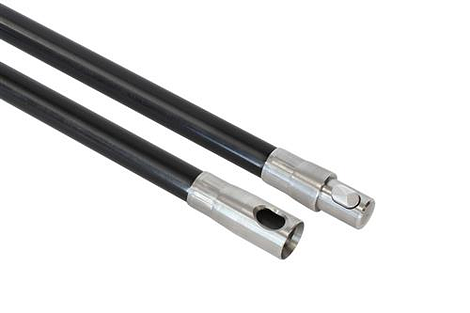 Power veegstok 1 meter Star 14 mm met rvs koppelingen