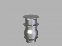 Conc. RVS/RVS 150/200 mm Dakdoorvoer
