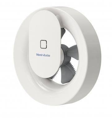 Badkamer ventilator Svara met timer, vocht-, temperatuur- en lichtsensor Ø100 - Ø 125 mm