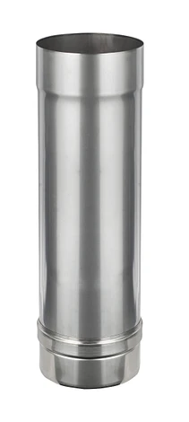 Kachelpijp Blank RVS Ø 180 mm Paspijp L = 1000 mm
