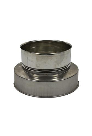 HT RVS DW 80/130 mm Bovenverloop EW/DW