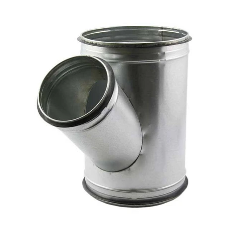 Spiralo T-stuk 45° Ø 160 mm spruit Ø 125 mm SAFE