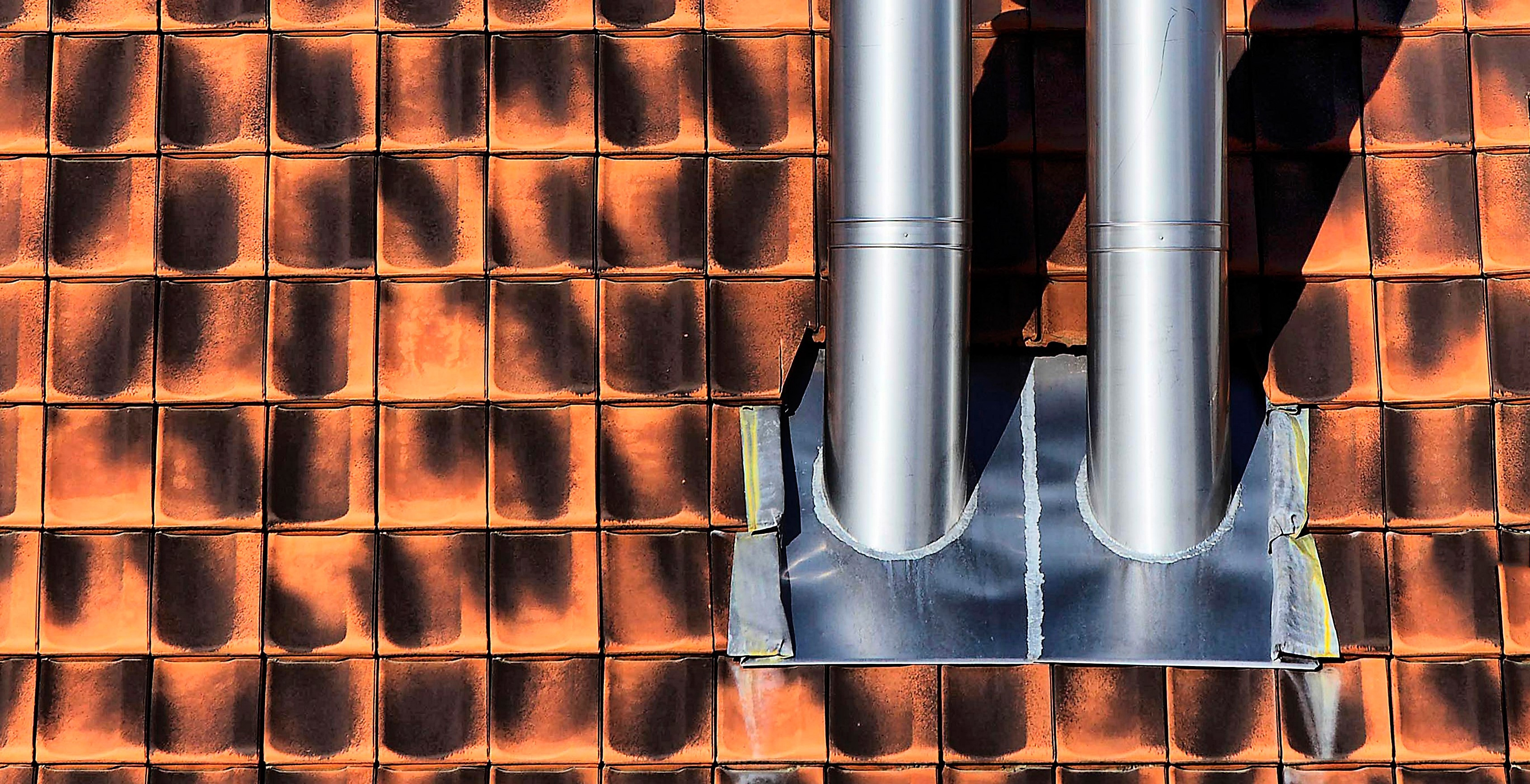 Dakdoorvoer kachelpijpen