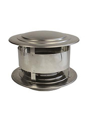 RVS Ø 150 mm trekkende kap