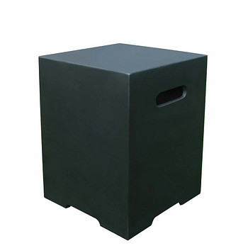 Elementi - Modeno Ombouwtafel Gastank Betonlook Zwart - ONB-021-BK