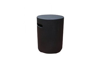 Elementi - Modeno Ombouwtafel Gastank Betonlook Zwart - ONB-017-BK