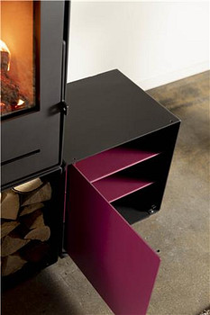 Trimline Grid Square Box Deur / Schapjes Terra berry