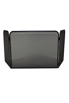 Vonkenscherm Zwart 125 / 480 Panorama ( nog 1 beschikbaar )