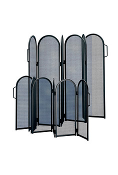 Vonkenscherm Zwart 125 / 489 zes delig 