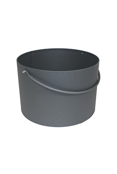 Houtbak Rond Antraciet 117 / 624 ( Nog 1 Beschikbaar )