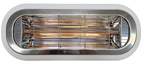 Herschel Infrarood Terrasheater Miami Wit 2000W 