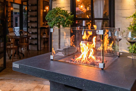 Elementi Montreal Bar Table Gas  Donker Grijs