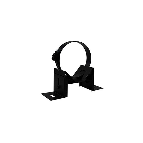 EW RVS zwart Ø 130 mm Muurbeugel