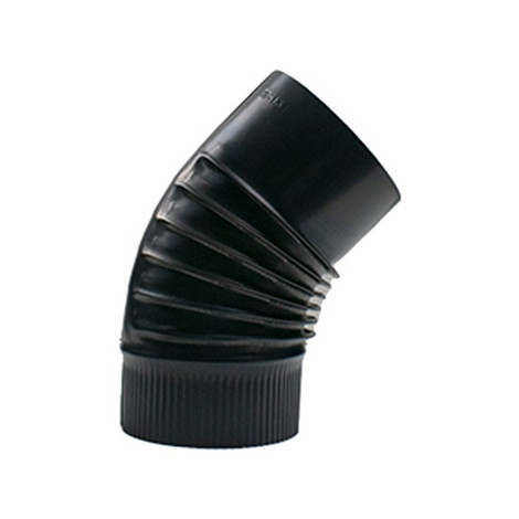 Blauw gegloeid Ø 98 mm Bocht 45°  (nog 50 stuks beschikbaar)