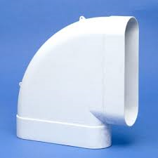 Kunststof kanaal 60x200 mm bocht 90° hor.