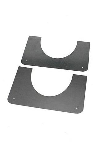 HT RVS DW 125/175 mm set Centreerplaten