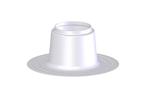 Anjo 3000 plakplaat enkelwandig Ø 150 - 160 mm