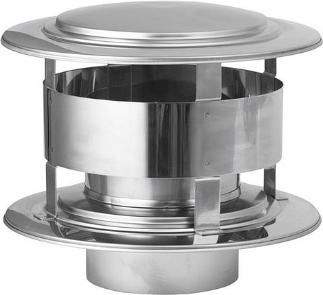 RVS Ø 150 mm universele trekkende kap