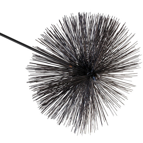 Veegborstel (EXTRA HARD) - 8” / 200 mm (ZWART)