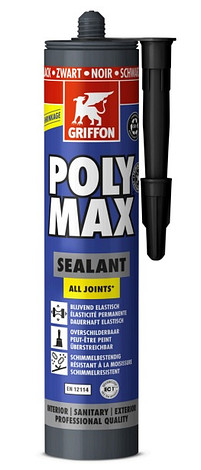 Griffon Poly Max® Sealant – zwart 280 ml