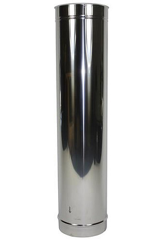 HT RVS DW 80/130 mm Pijp L = 1000 mm