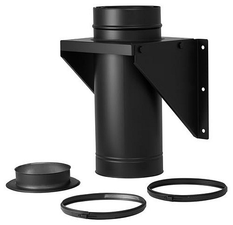 HT RVS DW 100/150 mm Stoelconstructie  Zwart