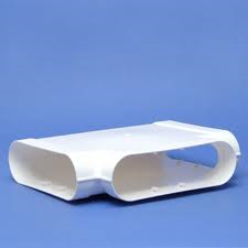 Kunststof kanaal 60x200 mm T-stuk 90°