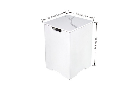 Elementi Ombouwtafel Gastank - ONB402-BW Wit