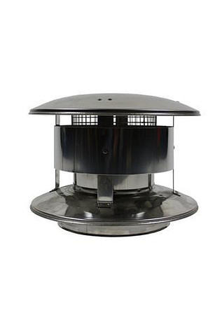 HT RVS DW 125/175 mm Trekkap met gaas