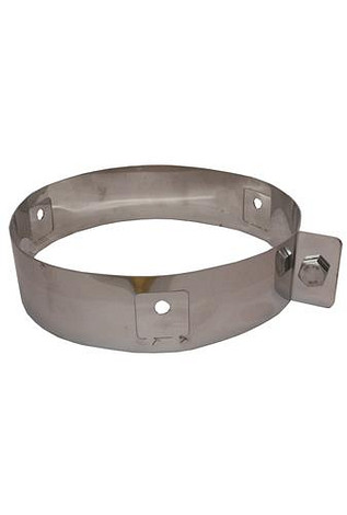 HT RVS DW 100/150 mm Tuidraadbeugel Gat maat 150 mm 