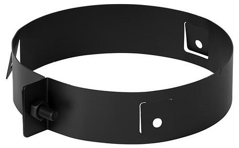 HT RVS DW 100/150 mm Tuidraadbeugel Gat maat 150 mm  Zwart