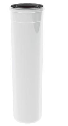 PPs/Alu Concentrisch RG afvoer 80/125 pijp L=1000 mm