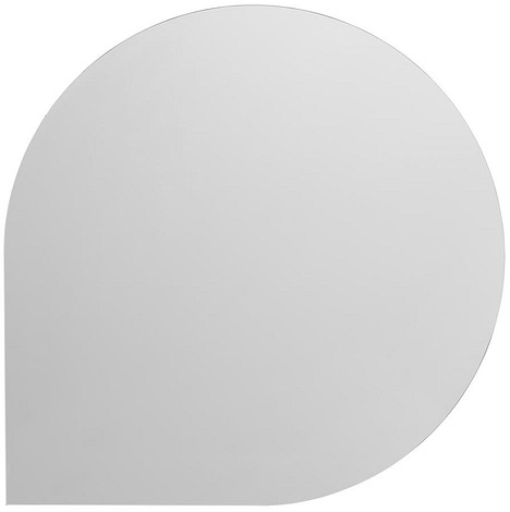 Vloerplaat Glas Druppel 90 x 90 cm 6 mm dik (Helder)