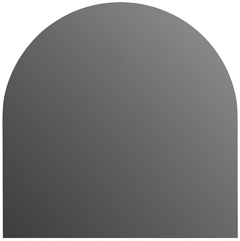 Vloerplaat Glas Halfrond 80 x 80 cm 6 mm dik (Grijs)