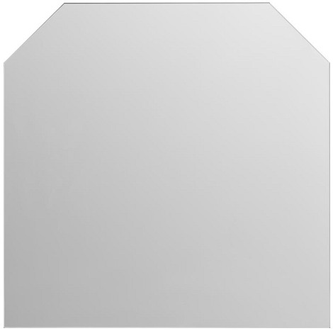 Vloerplaat Glas Zeshoek 80 x 80 cm 6 mm dik (Helder)