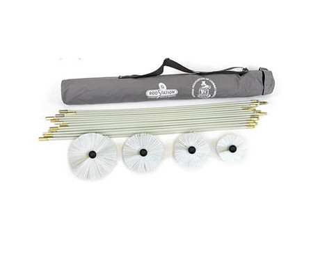 12 m Stokset met 13, 15, 18, 20 cm borstels incl NACS tas