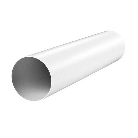 Ventilatiebuis WIT Ø 125 mm luchtkanaal L = 1000 mm  (4 stuks beschikbaar)