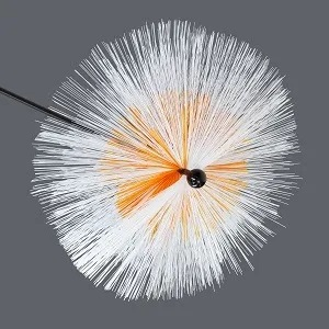 Power Borstel 200 - 355mm medium binnen/zachte buitenkant Eardley