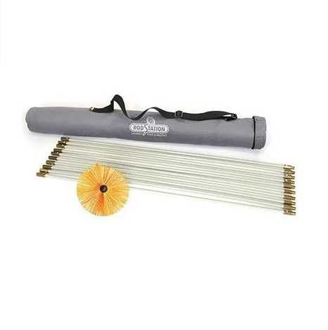 Flexibele veegset 10 m Stokset met 15,2 cm medium borstel