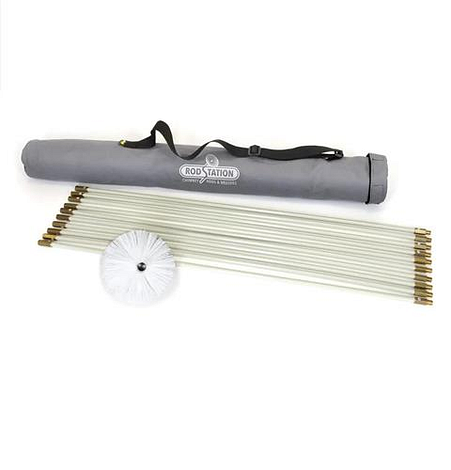 Flexibele veegset 10 m Stokset met 17,8 cm zachte borstel