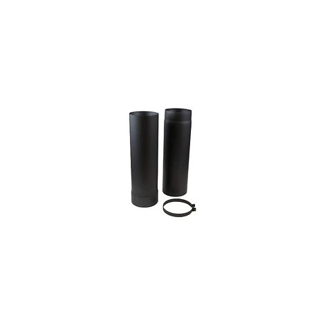 Kachelpijp Antraciet 2 mm Ø 150 mm Paspijp L = 1000-1900 mm