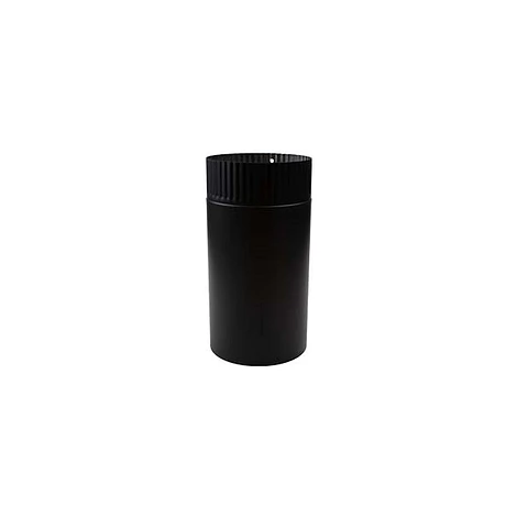 EW RVS zwart Ø 130 mm Pijp L = 250 mm