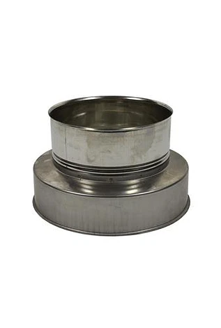 HT RVS DW 80/130 mm Bovenverloop EW/DW