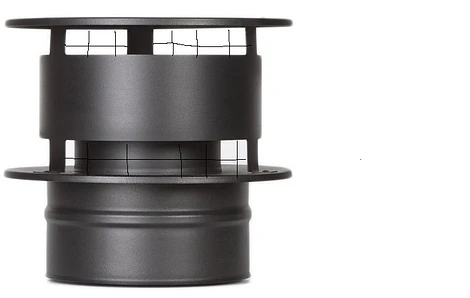 ICS 25 RVS Ø 80/130 mm trekkap gaas Zwart