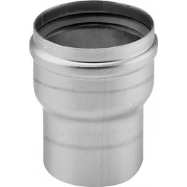 ME RVS vergrotend verloop Ø 80 - 100 mm met lipring